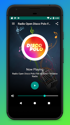 Android application Radio Open FM Disco Polo Polsk screenshort