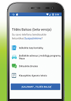 screenshot of Tildės Balsas (beta versija)