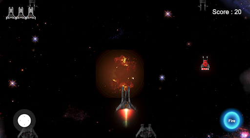 Andromeda Shooter - Retro game Screen 2