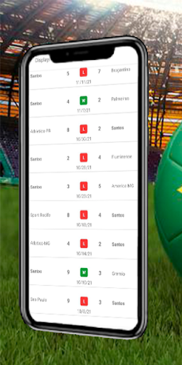 Android application Team de Football screenshort