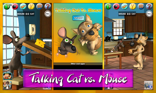 Talking Cat Vs. Mouse Deluxe Screenshot