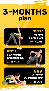 Stretching exercise. Flexibility training for body 3.2.1 Apk 2