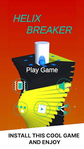 Android application Helix Breaker: Stack Ball jump screenshort