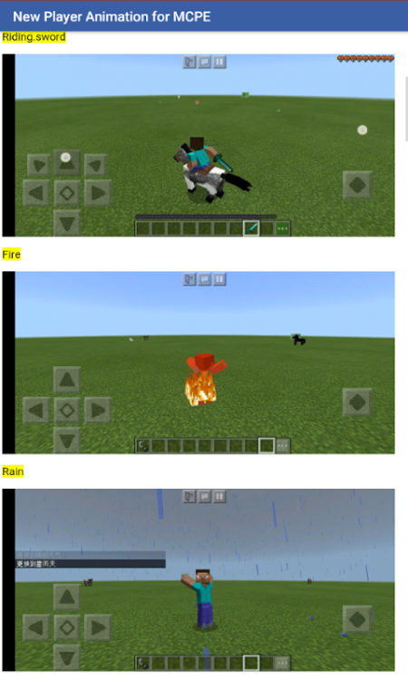New Player Animation for Minec - 1.8 - (Android)
