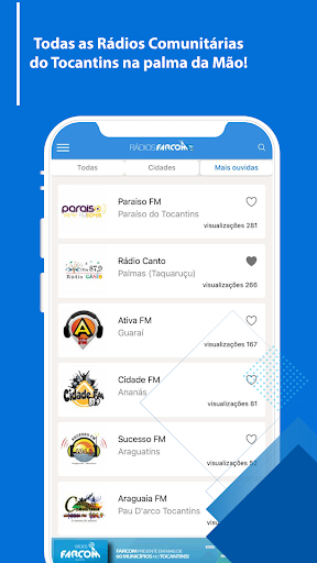 Android application Farcom TO screenshort