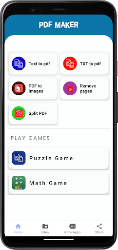 PDF Maker (txt converter) Screen 2