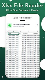 Xlsx File Viewer : Excel Reader, Xls Reader
