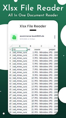 Xlsx File Viewer : Excel Readeのおすすめ画像1