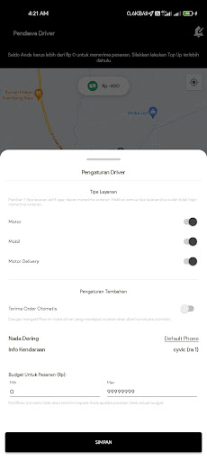 PENDAWAJEK DRIVER Screen 2