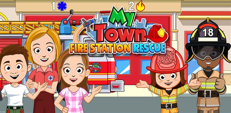 Firefighter, Fire Station & Fire Truck - Kids Game