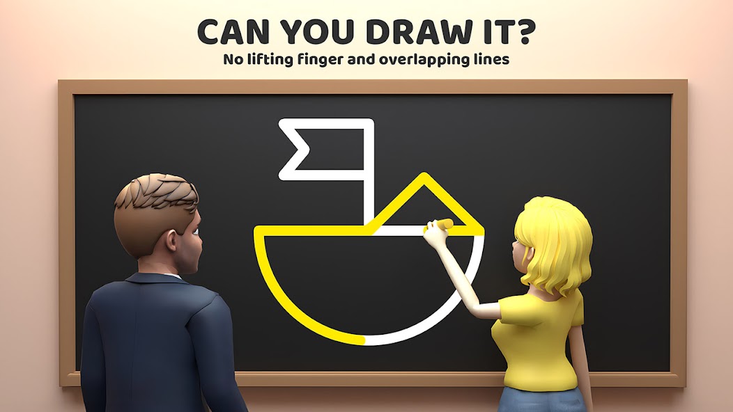Impossible Draw: 1 Line Puzzle 1.0.1 APK + Мод (Unlimited money) за Android
