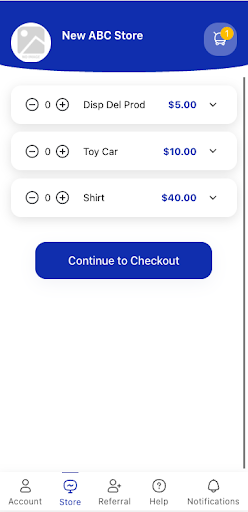 Cart Connect Screen 2