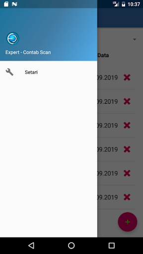 Android application ECscan screenshort