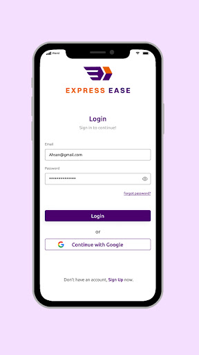 ExpressEase Screen 3
