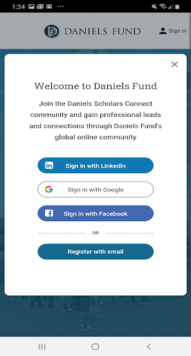 Daniels Scholars Connect Screen 2