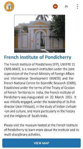 Android application Pondicherry screenshort