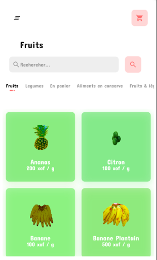 Android application Aloba screenshort
