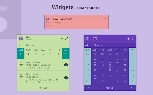 Everyday | Calendar Widget لقطة شاشة