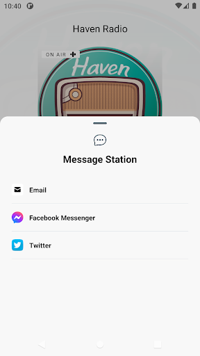 Haven Radio App Screen 3