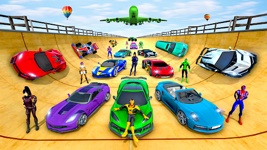 ألعاب السيارات 3D: سيارة حيلة