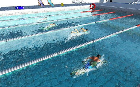 Captura de Pantalla 17 Carrera de piscina real - Temp android