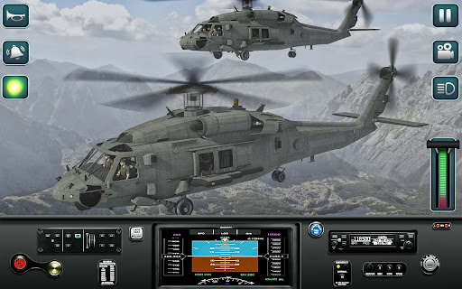 Android application Army Helicopter Transport Game screenshort