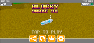 Blocky Snake 3D - Screenshot 1