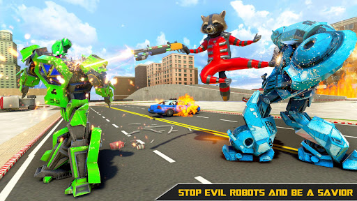 Raccoon City Robot Games Screen 2