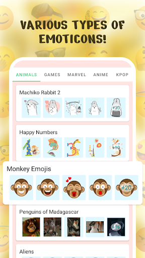 Emoticon Stickers Screenshot 1 - AppWisp.com