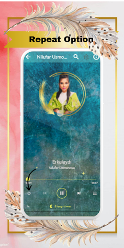 Android application Nilufar Usmonova mp3 2023 screenshort