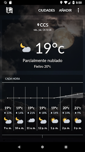 Venezuela Weather Screenshot 1 - AppWisp.com