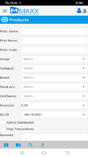MaxxCONNECT Screen 2