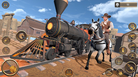 Cowboy Horse Riding Horse Race 2.1 APK + Мод (Unlimited money) за Android