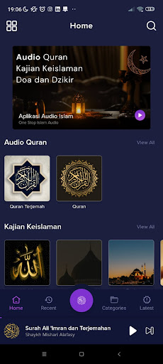 MP3 Audio Quran Translation Screen 3
