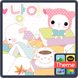 노랑박스 냥이독서 카카오톡 테마 icon