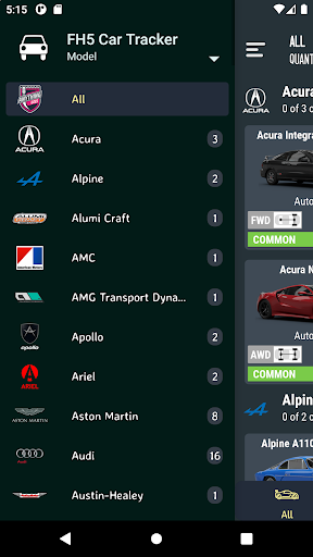 Car Tracker for ForzaHorizon5 Screenshot 3 - AppWisp.com