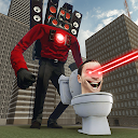 Herunterladen Toilet Monster Rope Game Installieren Sie Neueste APK Downloader