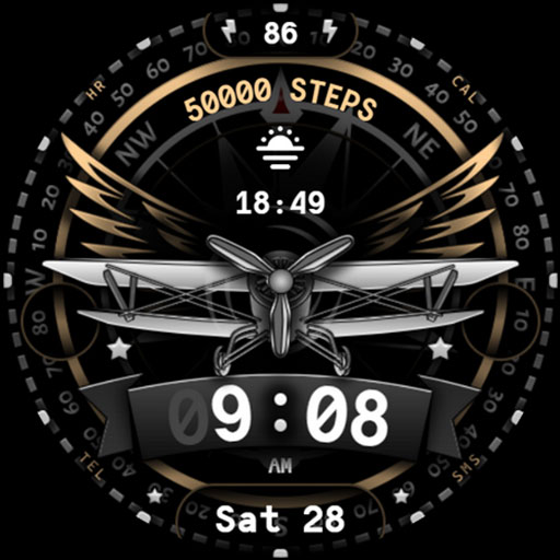 Aircraft Watch Face 018 Download on Windows