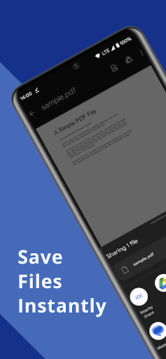 Android application File Saver - Share to Save screenshort