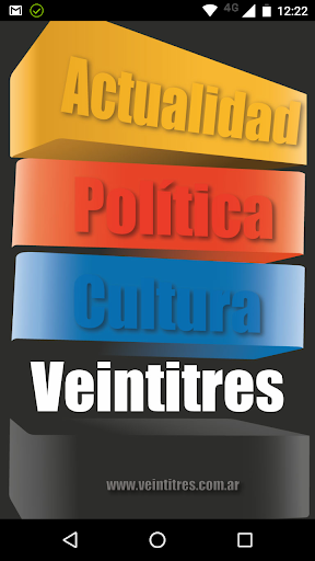 Android application Revista Veintitres screenshort