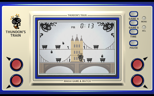 Android application LCD GAME - THUNDON'S TRAIN screenshort