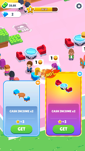 Dream Restaurant: Tycoon Game ekran görüntüsü