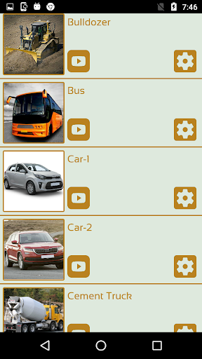 Vehicle Sounds & Ringtones Screen 3