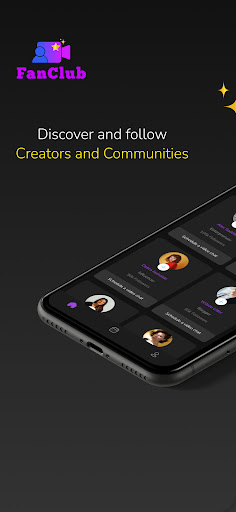 Android application FanClub screenshort