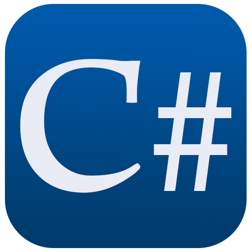 C # (c sharp) training logo