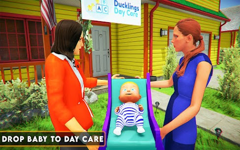 Working Mom Workplace Job Simulator Game:Child Care 2