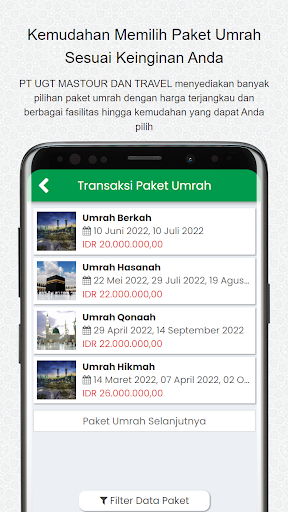 Travel UGTMAS Screen 2