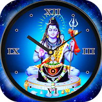 Lord Shiva Clock Live Wallpaper