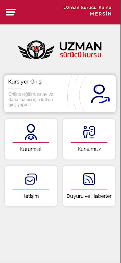Android application Mersin Uzman Sürücü Kursu screenshort