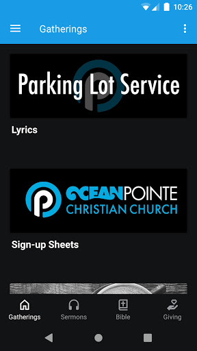 Android application OceanPointe Christian Church screenshort